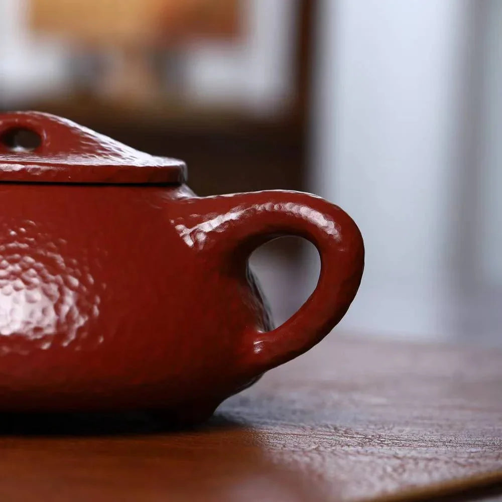 Full Handmade Yixing Zisha Teapot [Jingzhou Shi Piao Pot] (Dahongpao - 220ml)