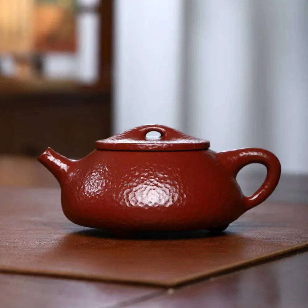 Full Handmade Yixing Zisha Teapot [Jingzhou Shi Piao Pot] (Dahongpao - 220ml)