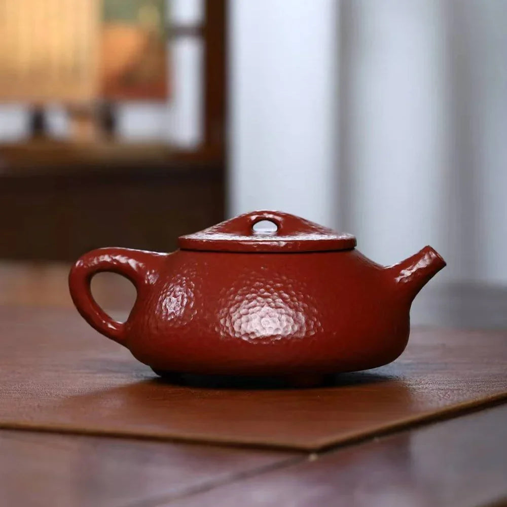 Full Handmade Yixing Zisha Teapot [Jingzhou Shi Piao Pot] (Dahongpao - 220ml)