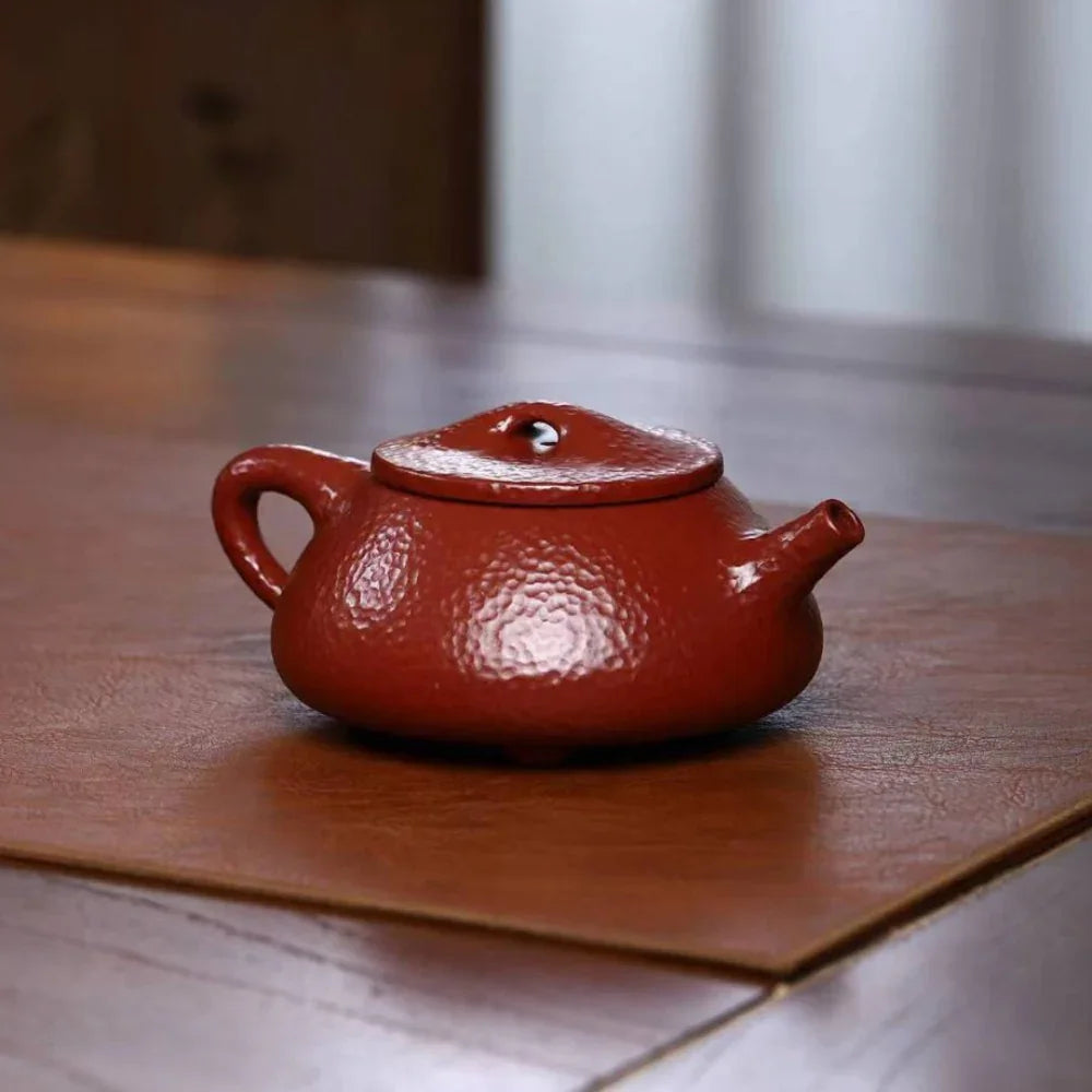 Full Handmade Yixing Zisha Teapot [Jingzhou Shi Piao Pot] (Dahongpao - 220ml)