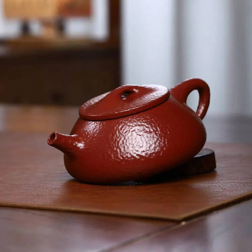 Full Handmade Yixing Zisha Teapot [Jingzhou Shi Piao Pot] (Dahongpao - 220ml)