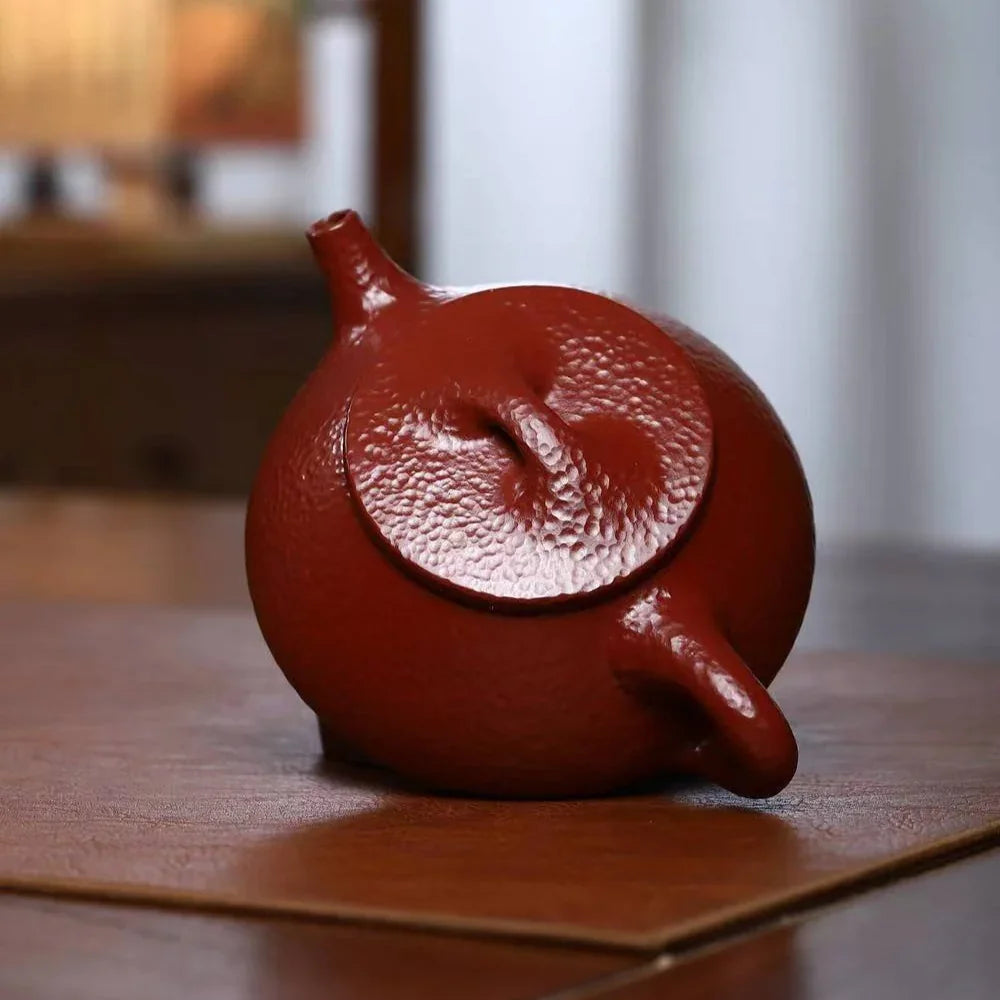 Full Handmade Yixing Zisha Teapot [Jingzhou Shi Piao Pot] (Dahongpao - 220ml)