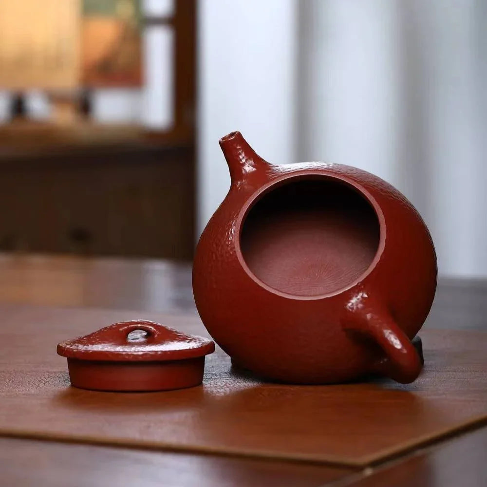 Full Handmade Yixing Zisha Teapot [Jingzhou Shi Piao Pot] (Dahongpao - 220ml)