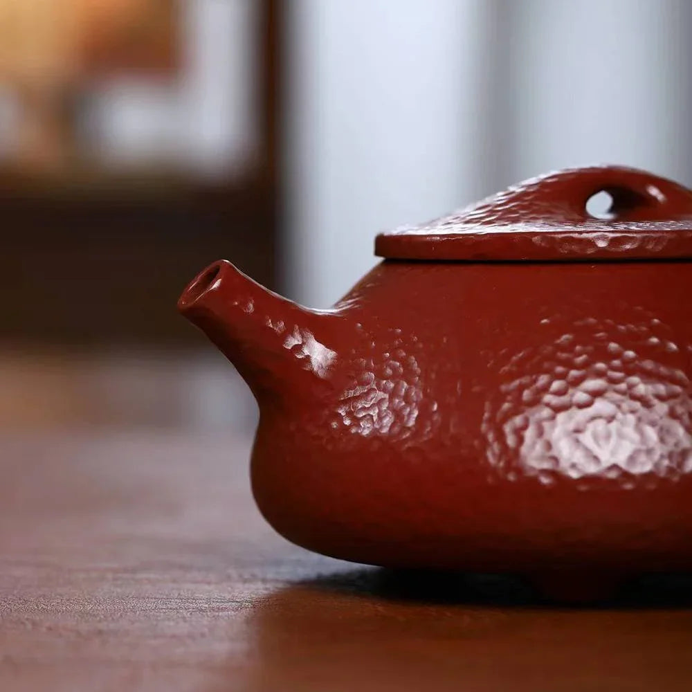 Full Handmade Yixing Zisha Teapot [Jingzhou Shi Piao Pot] (Dahongpao - 220ml)