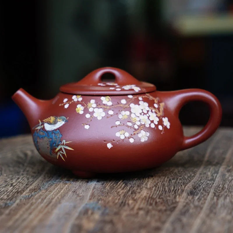 Full Handmade Yixing Zisha Teapot [Jingzhou Shi Piao Pot] (Dahongpao - 280ml)