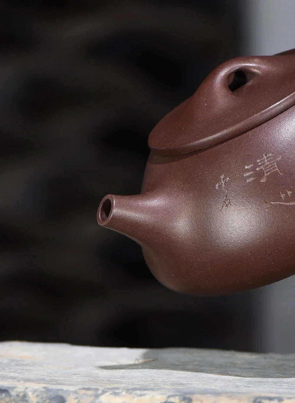 Teko Zisha Yixing Buatan Tangan Sepenuhnya [Jingzhou Shi Piao Pot] (Di Cao Qing - 350ml)