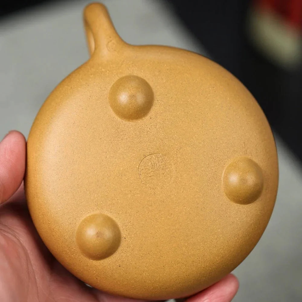 Teiera Yixing Zisha interamente fatta a mano [Jingzhou Shi Piao Pot] (Duan Ni - 240ml)