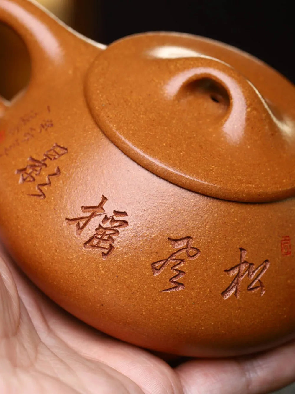 Full Handmade Yixing Zisha Teapot [Jingzhou Shi Piao Pot] (Duan Ni - 280ml) - YIQIN TEA HOUSE | yiqinteahouse.com | 200-300ml, full handmade zisha teapot, new arrival, teapot, teaware