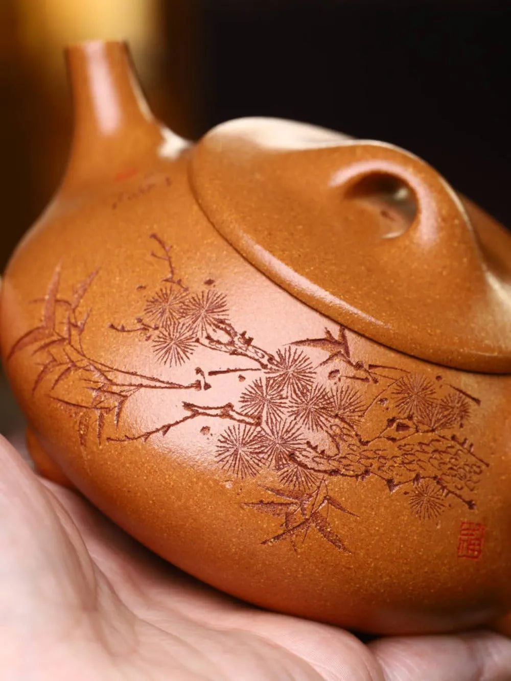 Full Handmade Yixing Zisha Teapot [Jingzhou Shi Piao Pot] (Duan Ni - 280ml) - YIQIN TEA HOUSE | yiqinteahouse.com | 200-300ml, full handmade zisha teapot, new arrival, teapot, teaware