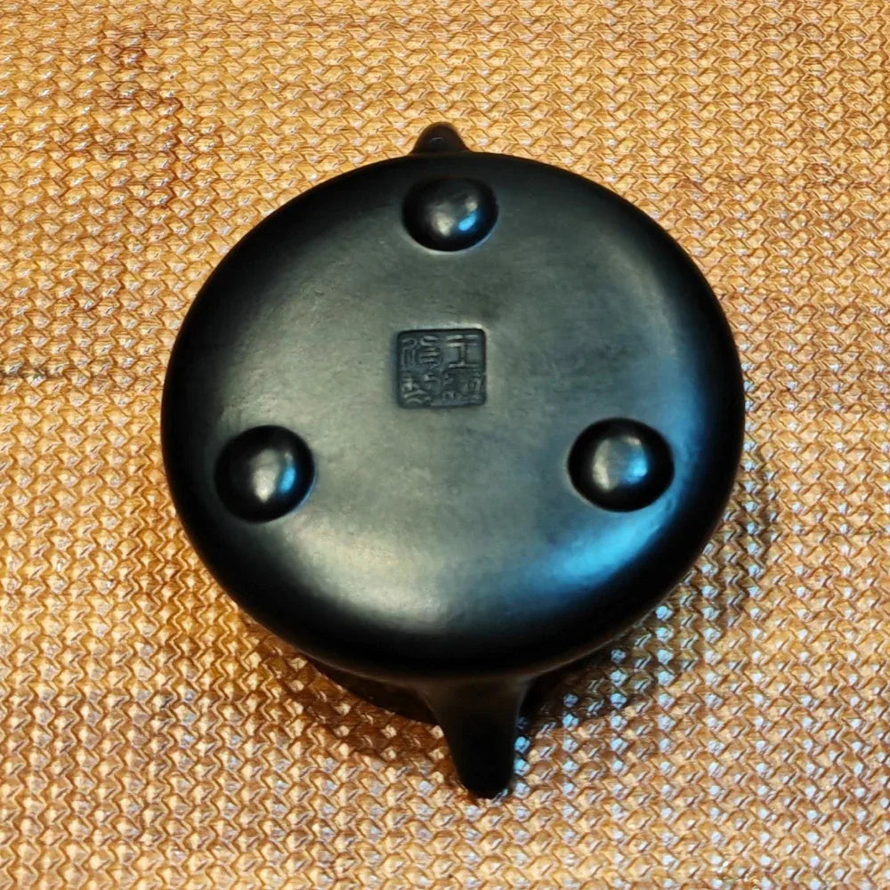 Teko Yixing Zisha Buatan Tangan Sepenuhnya [Jingzhou Shi Piao Pot] (Hei Ni - 180/250ml)