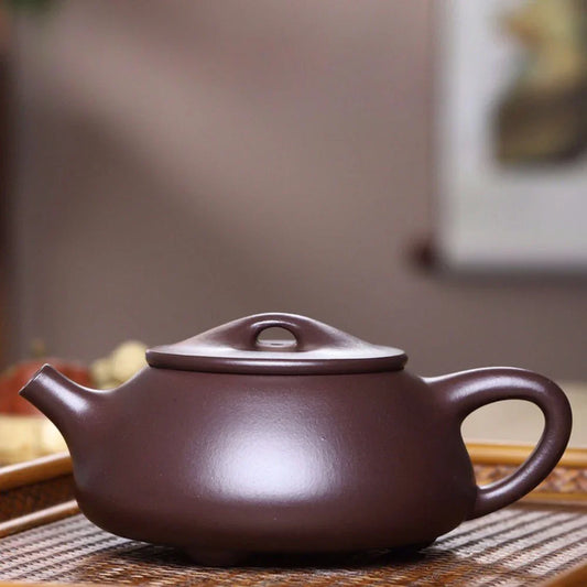 Teko Zisha Yixing Buatan Tangan Sepenuhnya [Jingzhou Shi Piao Pot] (Lao Zi Ni - 240ml)