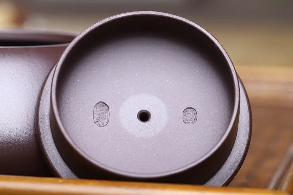 Teko Zisha Yixing Buatan Tangan Sepenuhnya [Jingzhou Shi Piao Pot] (Lao Zi Ni - 240ml)