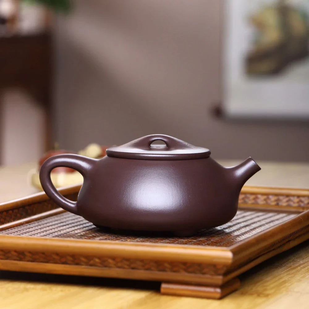Teko Zisha Yixing Buatan Tangan Sepenuhnya [Jingzhou Shi Piao Pot] (Lao Zi Ni - 240ml)
