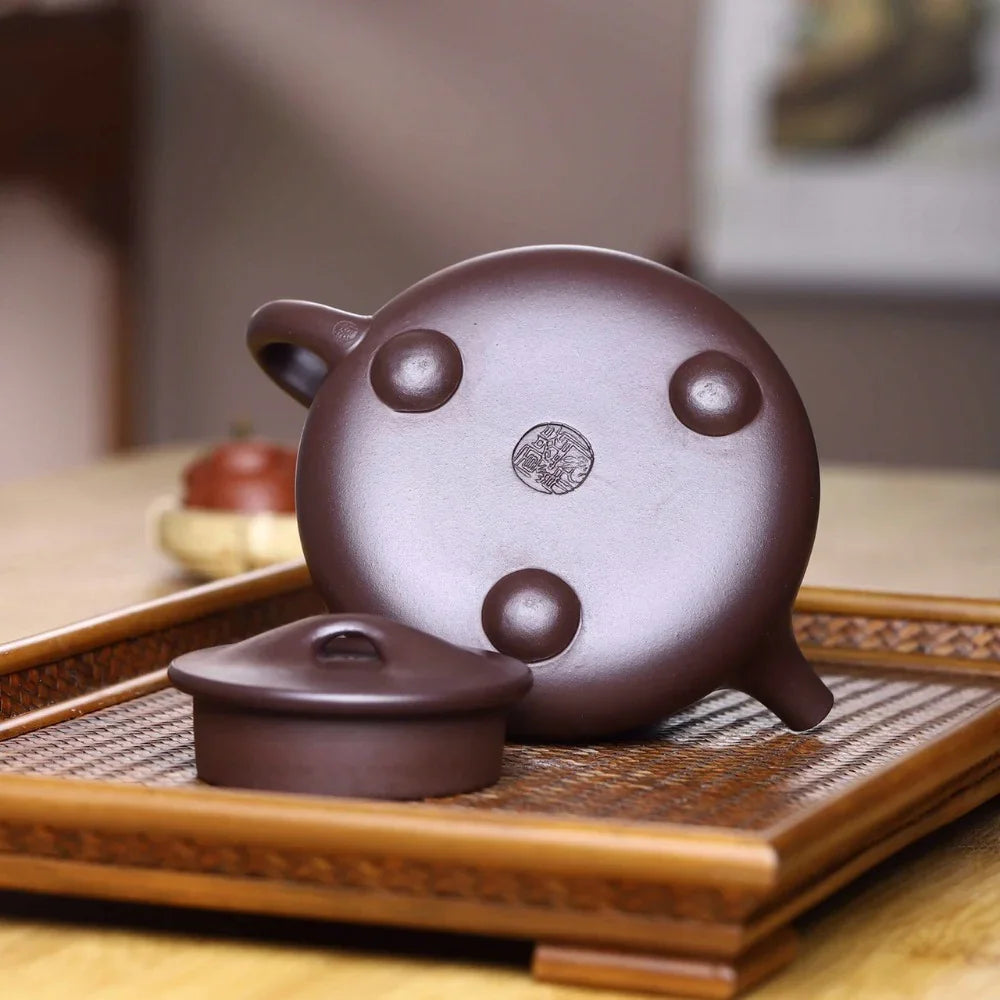 Teko Zisha Yixing Buatan Tangan Sepenuhnya [Jingzhou Shi Piao Pot] (Lao Zi Ni - 240ml)