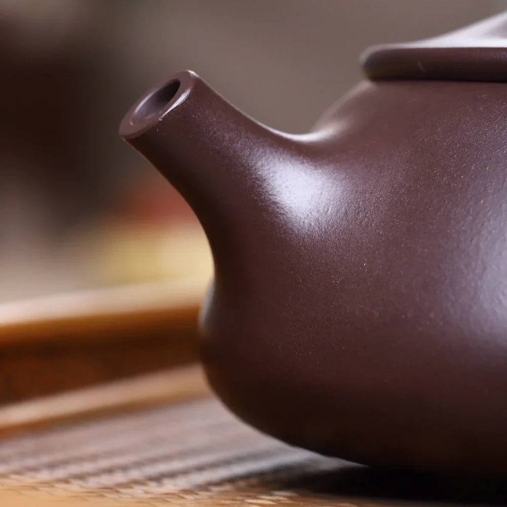 Teko Zisha Yixing Buatan Tangan Sepenuhnya [Jingzhou Shi Piao Pot] (Lao Zi Ni - 240ml)