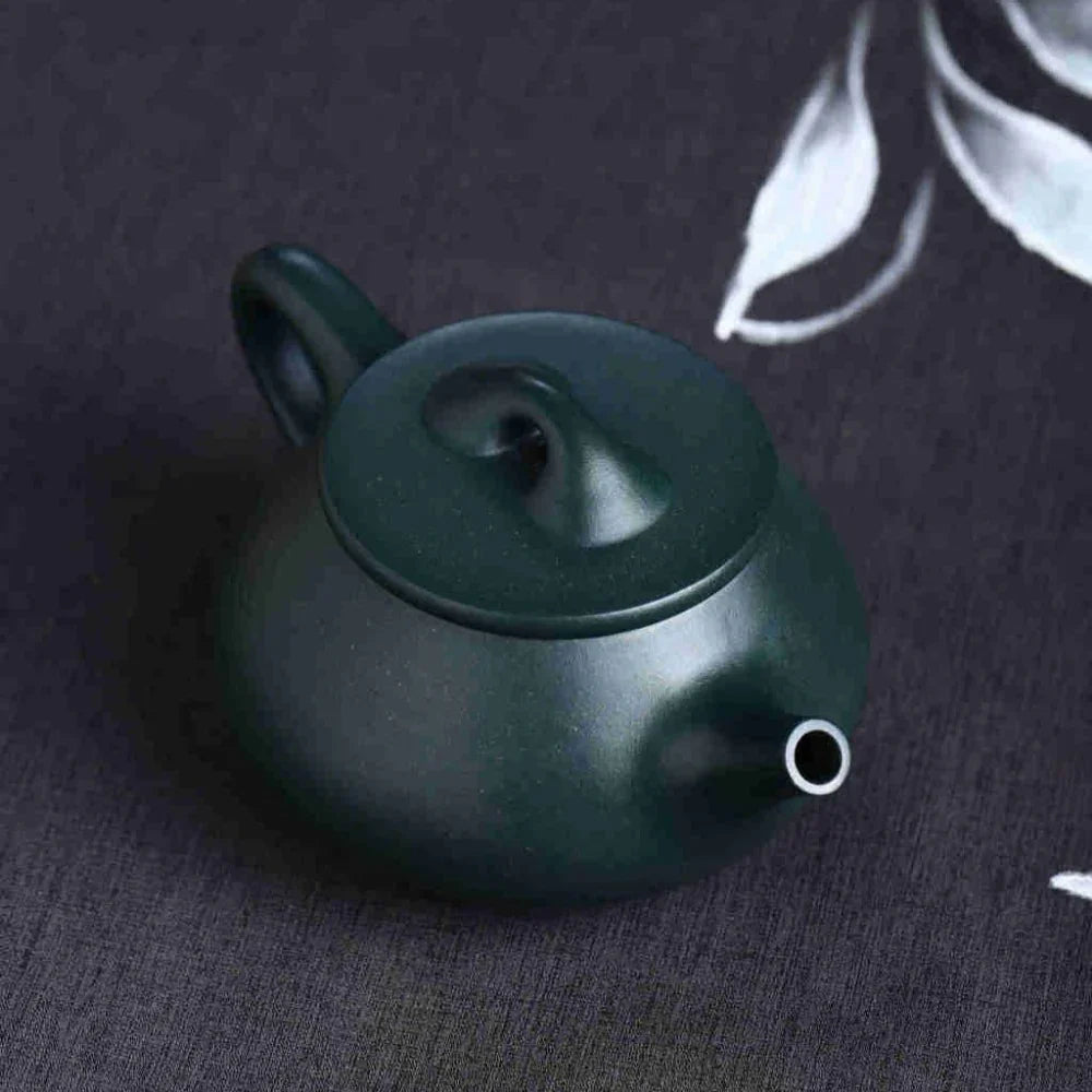 Teko Zisha Yixing Buatan Tangan Sepenuhnya [Jingzhou Shi Piao Pot] (Lu Ni - 200ml)