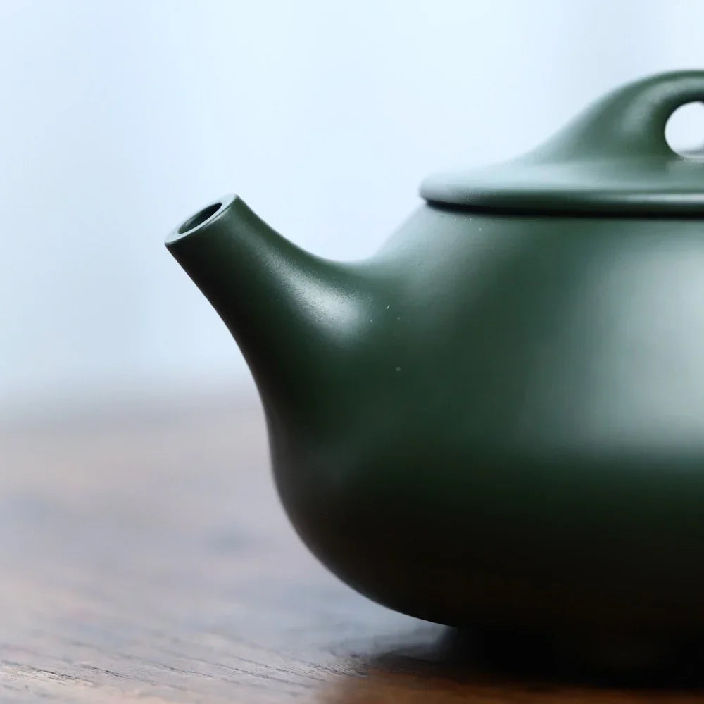 Teko Zisha Yixing Buatan Tangan Sepenuhnya [Jingzhou Shi Piao Pot] (Lu Ni - 300ml)