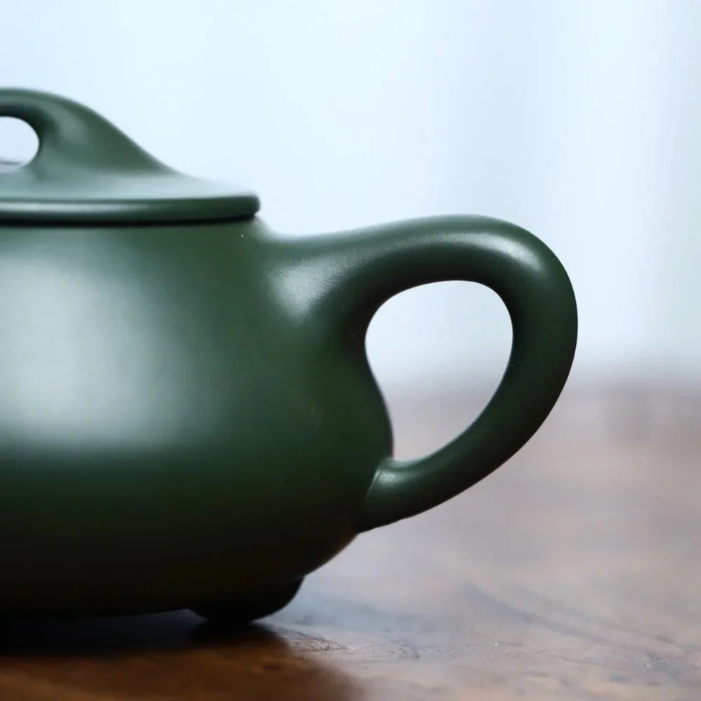Teko Zisha Yixing Buatan Tangan Sepenuhnya [Jingzhou Shi Piao Pot] (Lu Ni - 300ml)