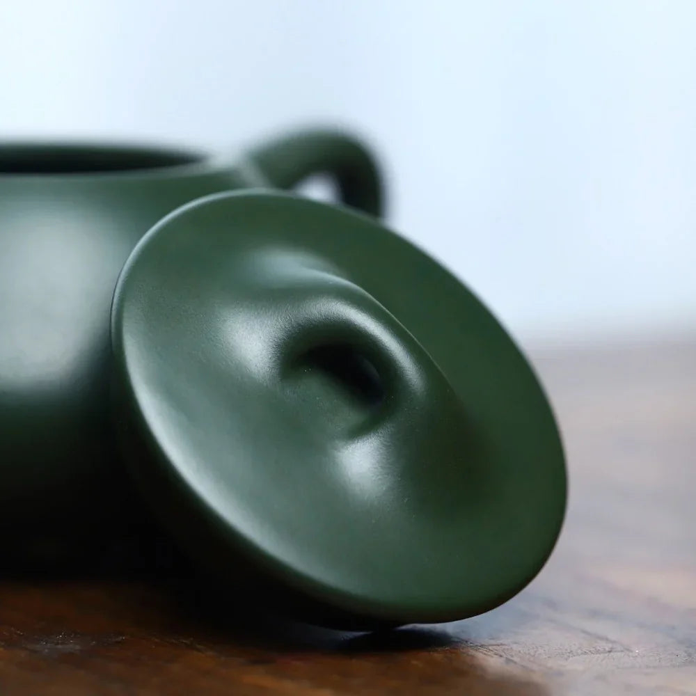 Teko Zisha Yixing Buatan Tangan Sepenuhnya [Jingzhou Shi Piao Pot] (Lu Ni - 300ml)