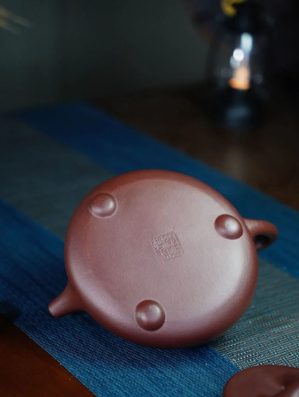 Teko Zisha Yixing Buatan Tangan Sepenuhnya [Jingzhou Shi Piao Pot - Ningjing Zhi Yuan] (Zi Ni - 400ml)