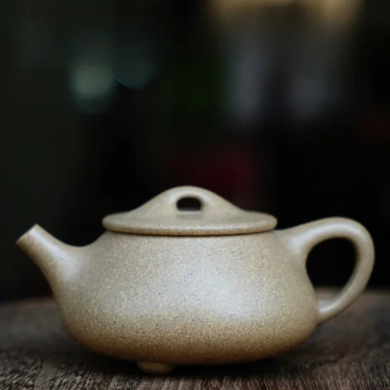 Full Handmade Yixing Zisha Teapot [Jingzhou Shi Piao Pot] (Qing Duan Ni - 190ml)