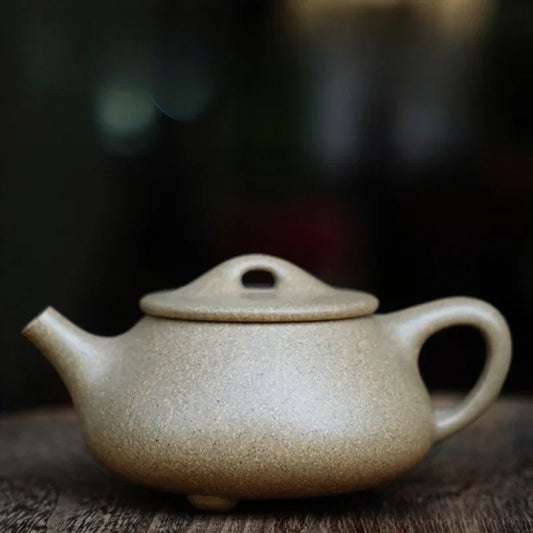 Full Handmade Yixing Zisha Teapot [Jingzhou Shi Piao Pot] (Qing Duan Ni - 190ml)