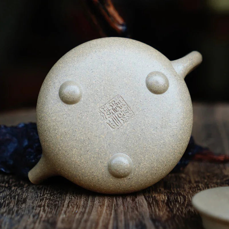 Full Handmade Yixing Zisha Teapot [Jingzhou Shi Piao Pot] (Qing Duan Ni - 190ml)
