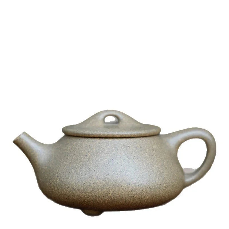 Full Handmade Yixing Zisha Teapot [Jingzhou Shi Piao Pot] (Qing Duan Ni - 190ml)