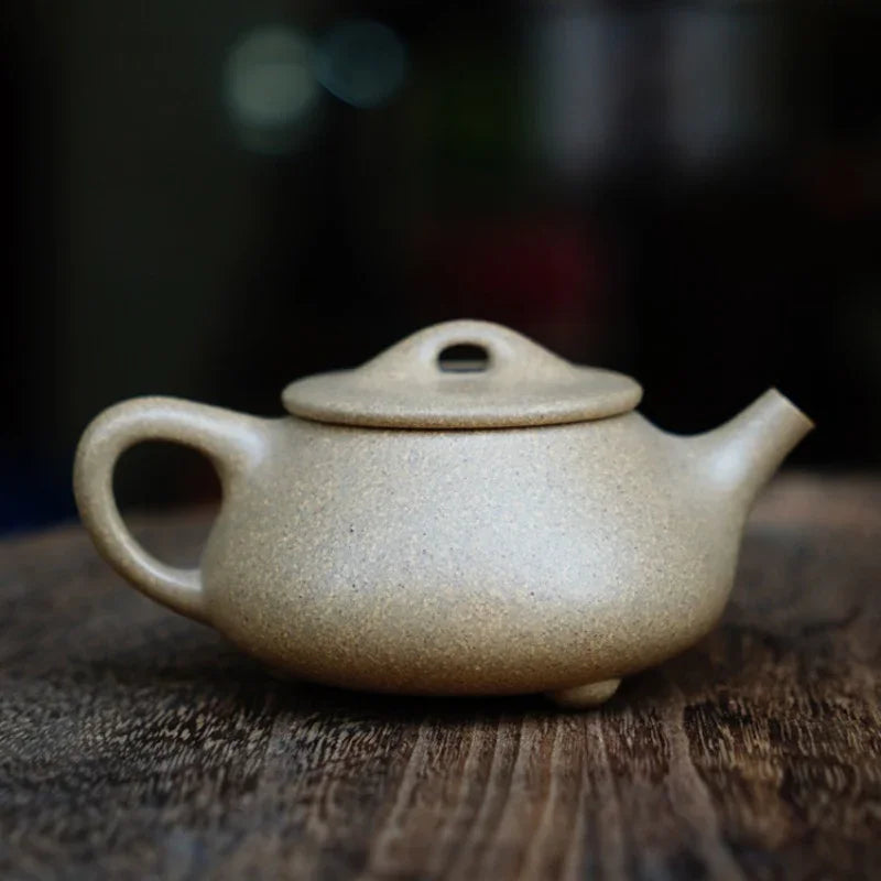 Full Handmade Yixing Zisha Teapot [Jingzhou Shi Piao Pot] (Qing Duan Ni - 190ml)