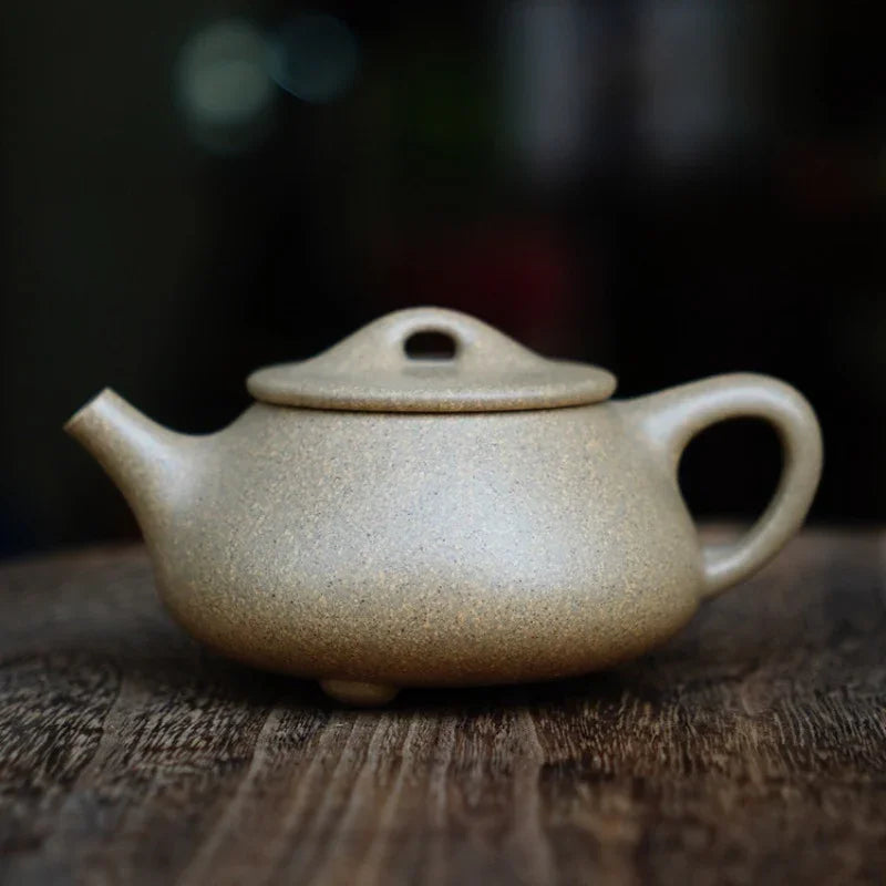 Full Handmade Yixing Zisha Teapot [Jingzhou Shi Piao Pot] (Qing Duan Ni - 190ml)