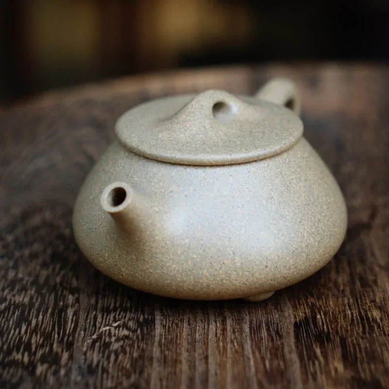 Full Handmade Yixing Zisha Teapot [Jingzhou Shi Piao Pot] (Qing Duan Ni - 190ml)