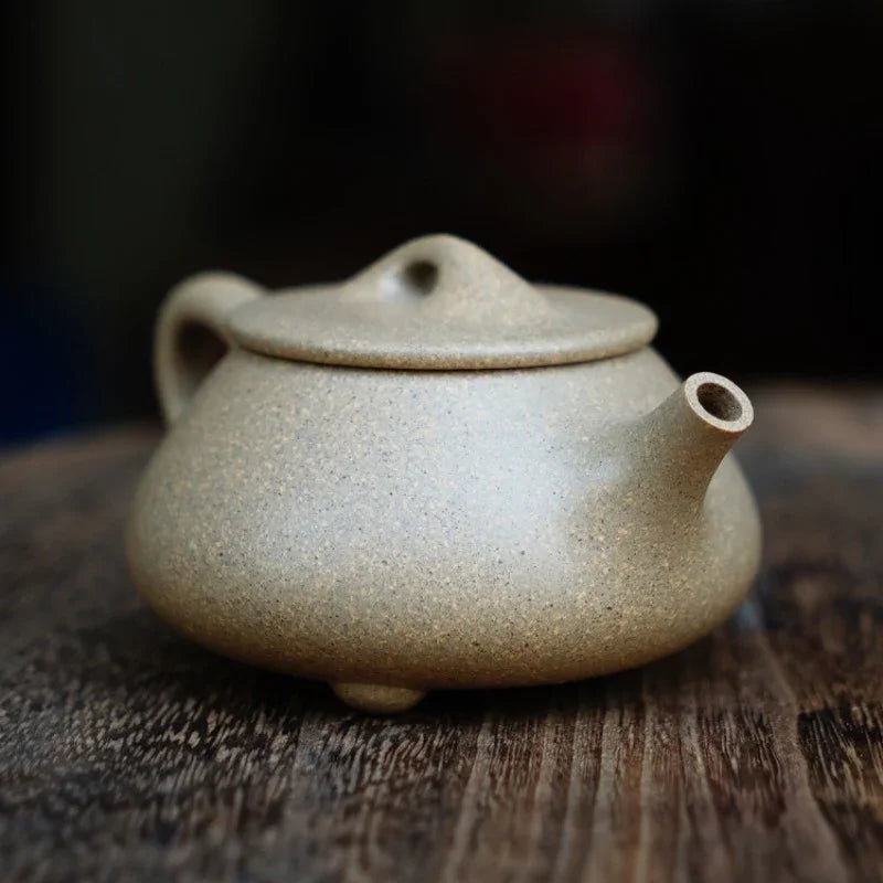 Full Handmade Yixing Zisha Teapot [Jingzhou Shi Piao Pot] (Qing Duan Ni - 190ml)