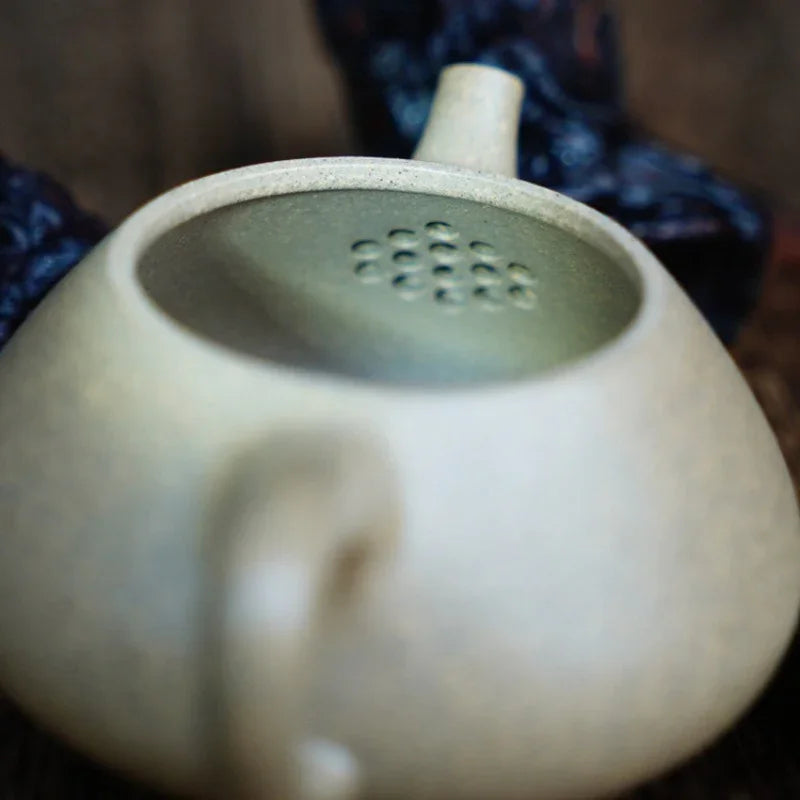 Full Handmade Yixing Zisha Teapot [Jingzhou Shi Piao Pot] (Qing Duan Ni - 190ml)