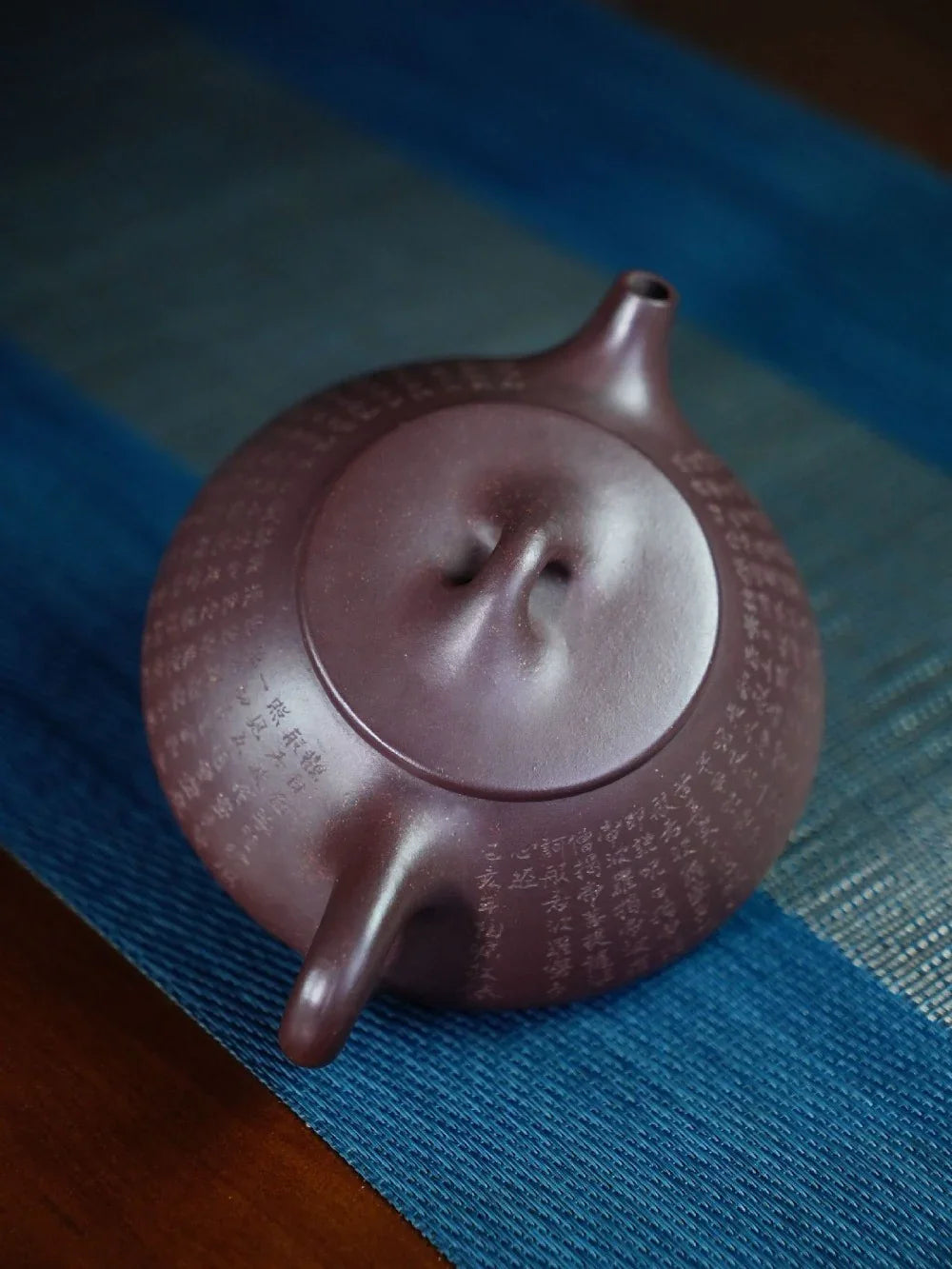 Théière Yixing Zisha entièrement faite à la main [Pot Jingzhou Shi Piao – Xin Jing] (Zi Ni – 300 ml)