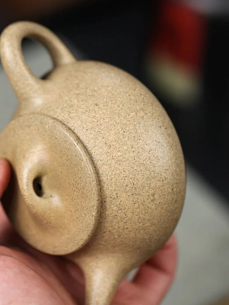 full-handmade-yixing-zisha-teapot-jingzhou-shi-piao-pot-zhima-duan-ni-200ml-yiqin-tea-house-yiqinteahouse-com-11 - YIQIN TEA HOUSE 一沁茶舍 yiqinteahouse.com