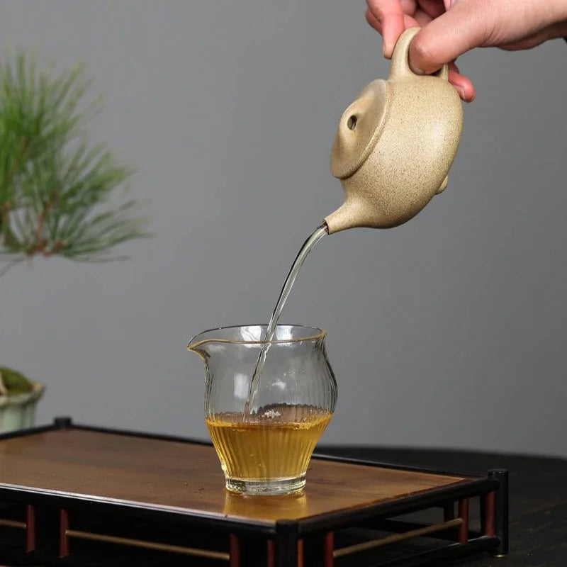 full-handmade-yixing-zisha-teapot-jingzhou-shi-piao-pot-zhima-duan-ni-200ml-yiqin-tea-house-yiqinteahouse-com-4 - YIQIN TEA HOUSE 一沁茶舍 yiqinteahouse.com