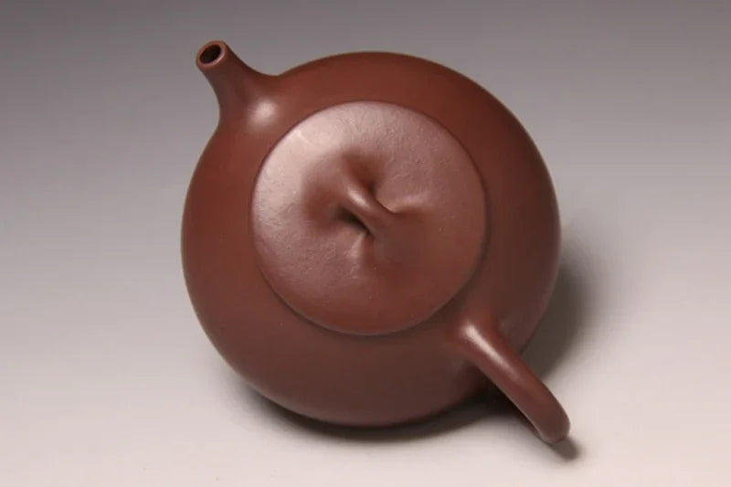 Full Handmade Yixing Zisha Teapot [Jingzhou Shi Piao Pot] (Zi Ni - 370ml)