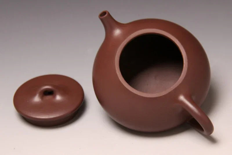 Full Handmade Yixing Zisha Teapot [Jingzhou Shi Piao Pot] (Zi Ni - 370ml)