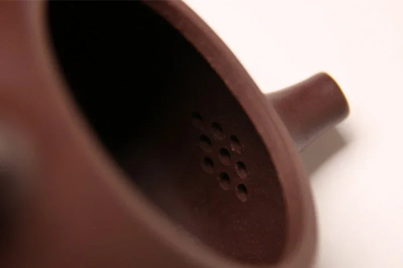 Full Handmade Yixing Zisha Teapot [Jingzhou Shi Piao Pot] (Zi Ni - 370ml)