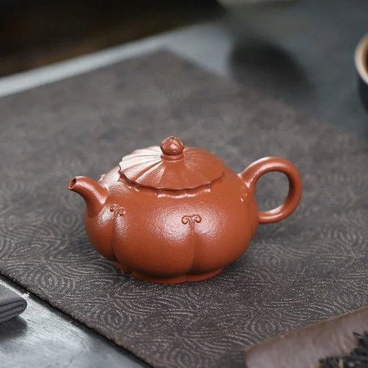 Teko Zisha Yixing Buatan Tangan Sepenuhnya [Jinxiu Xishi] (Zhu Sha Zhu Ni - 150ml)