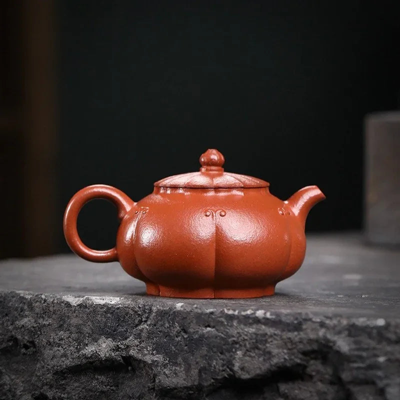 Teko Zisha Yixing Buatan Tangan Sepenuhnya [Jinxiu Xishi] (Zhu Sha Zhu Ni - 150ml)