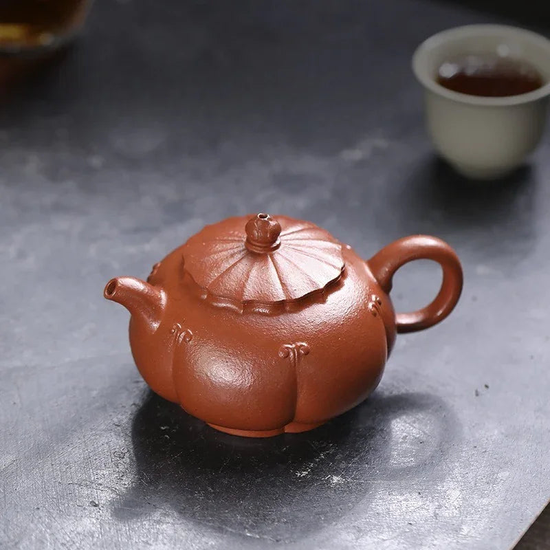 Teko Zisha Yixing Buatan Tangan Sepenuhnya [Jinxiu Xishi] (Zhu Sha Zhu Ni - 150ml)