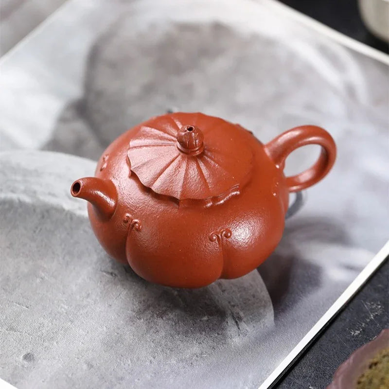 Teko Zisha Yixing Buatan Tangan Sepenuhnya [Jinxiu Xishi] (Zhu Sha Zhu Ni - 150ml)