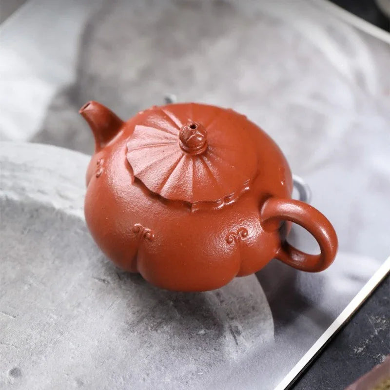 Teko Zisha Yixing Buatan Tangan Sepenuhnya [Jinxiu Xishi] (Zhu Sha Zhu Ni - 150ml)