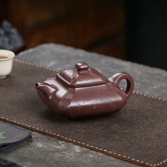 Teko Zisha Yixing Buatan Tangan Sepenuhnya [Ju Fu] (Zi Ni - 450ml)