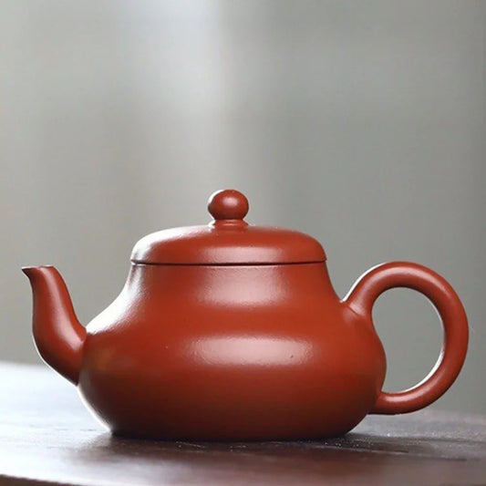Teko Zisha Yixing Buatan Tangan Sepenuhnya [Junde Pot] (Dahongpao- 150ml)