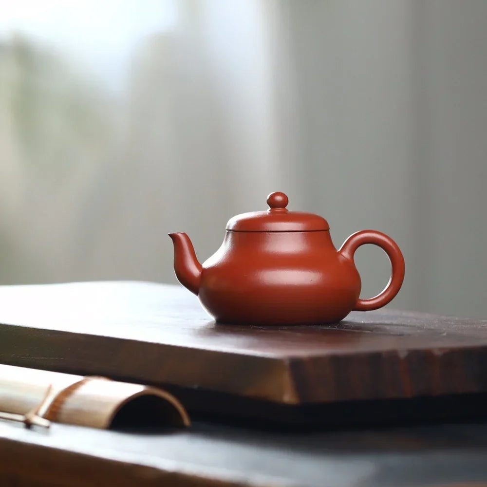 full-handmade-yixing-zisha-teapot-junde-pot-dahongpao-150ml-yiqin-tea-house-yiqinteahouse-com-3 - YIQIN TEA HOUSE 一沁茶舍 yiqinteahouse.com