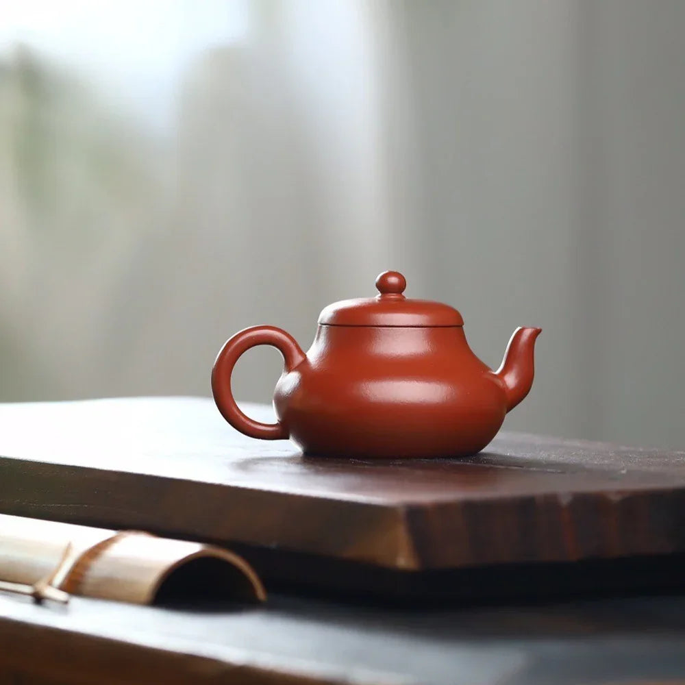 full-handmade-yixing-zisha-teapot-junde-pot-dahongpao-150ml-yiqin-tea-house-yiqinteahouse-com-4 - YIQIN TEA HOUSE 一沁茶舍 yiqinteahouse.com