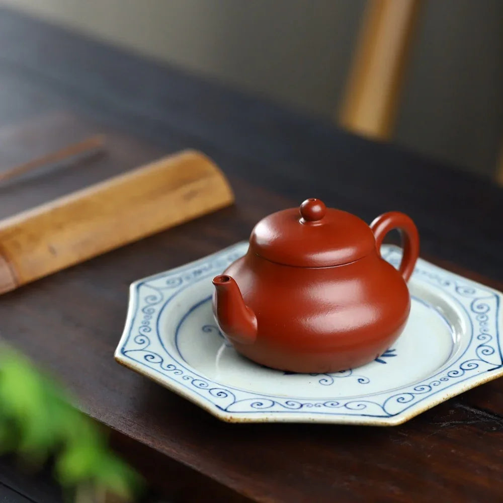 full-handmade-yixing-zisha-teapot-junde-pot-dahongpao-150ml-yiqin-tea-house-yiqinteahouse-com-6 - YIQIN TEA HOUSE 一沁茶舍 yiqinteahouse.com