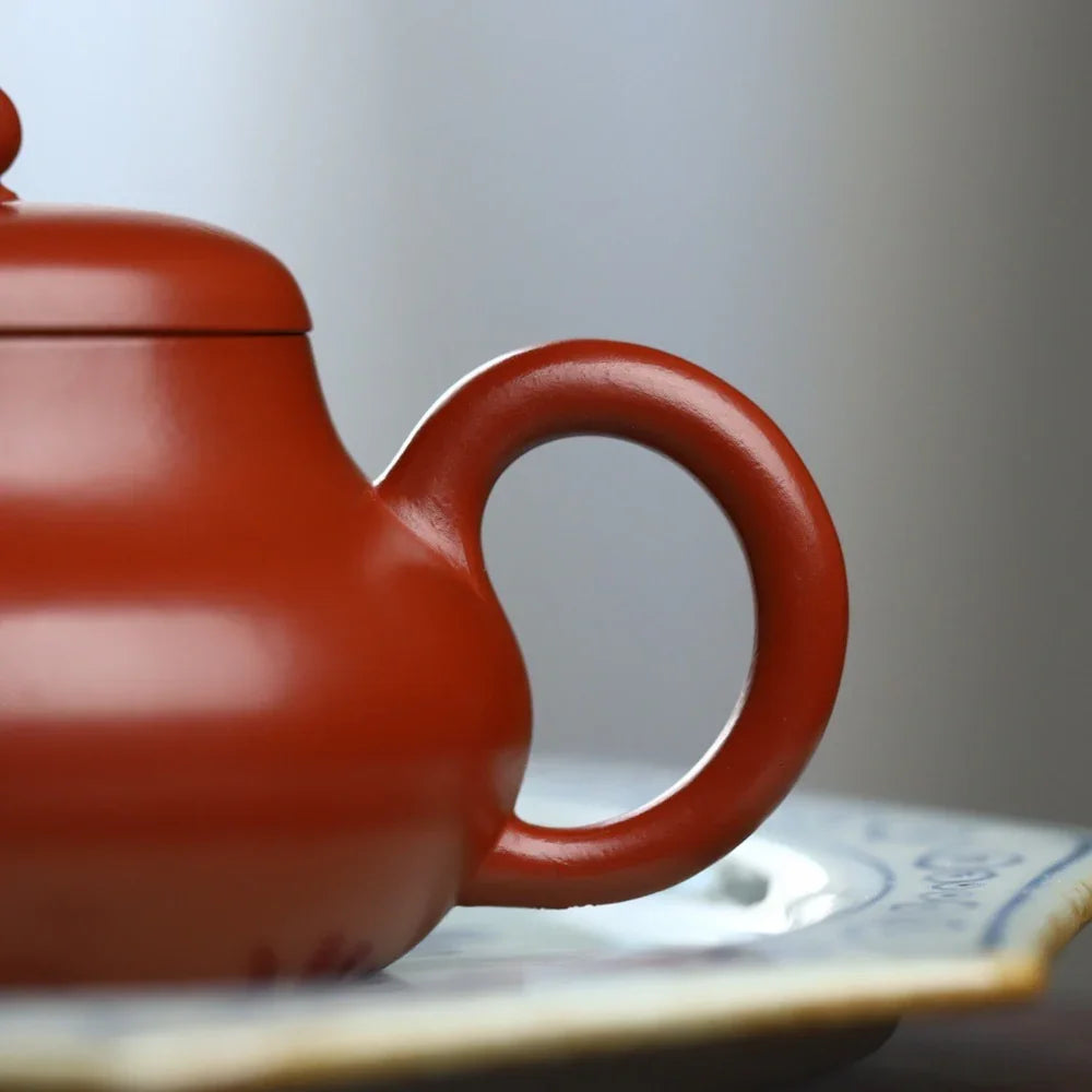 full-handmade-yixing-zisha-teapot-junde-pot-dahongpao-150ml-yiqin-tea-house-yiqinteahouse-com-9 - YIQIN TEA HOUSE 一沁茶舍 yiqinteahouse.com